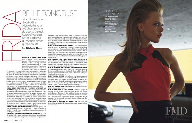 Frida Gustavsson featured in Hot, February 2012