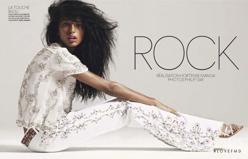 Jasmine Tookes featured in Rock, February 2013