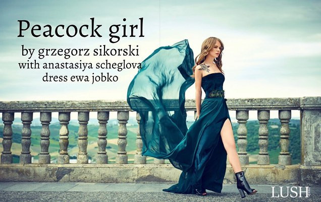Anastasiya Scheglova featured in Peocock Girl, June 2018