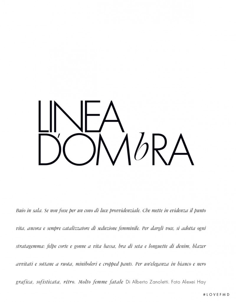 Linea D\'Ombra, March 2013