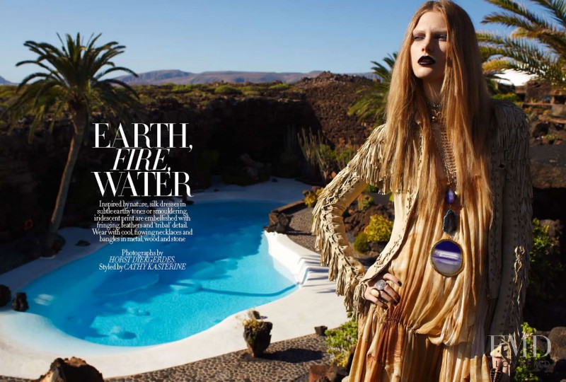 Ylonka Verheul featured in Earth, Fire, Water, April 2011