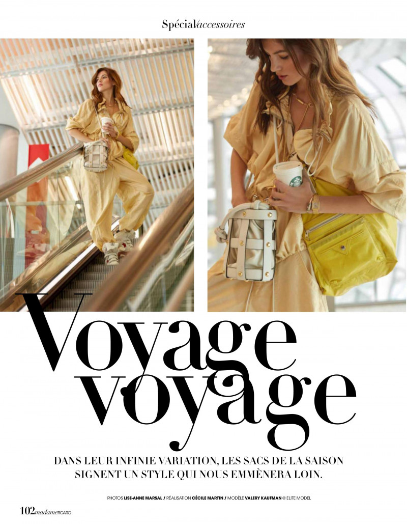 Valery Kaufman featured in Voyage, Voyage, March 2022