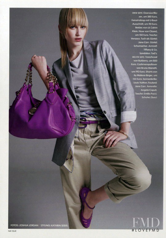 Valeria Dmitrienko featured in Unsere Besten Basics, May 2009