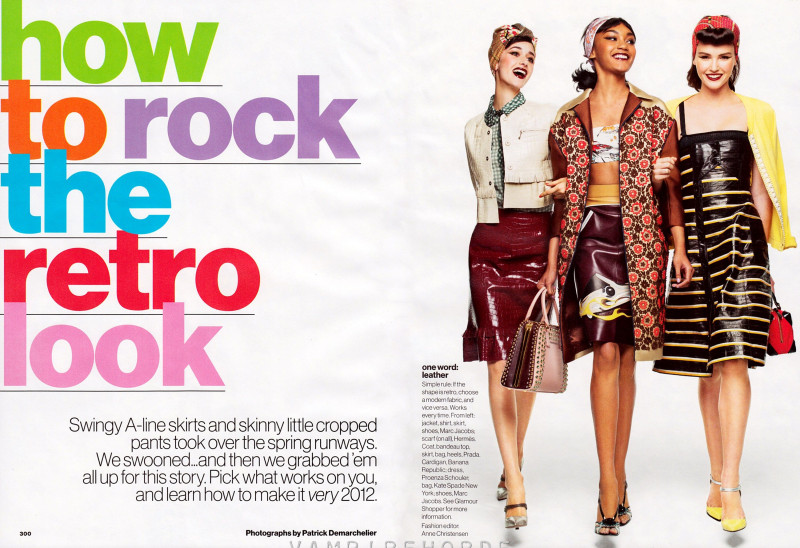 Victoria Lee featured in How to Rock The Retro Look, March 2012