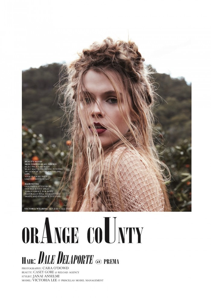 Victoria Lee featured in Orange Country, September 2016