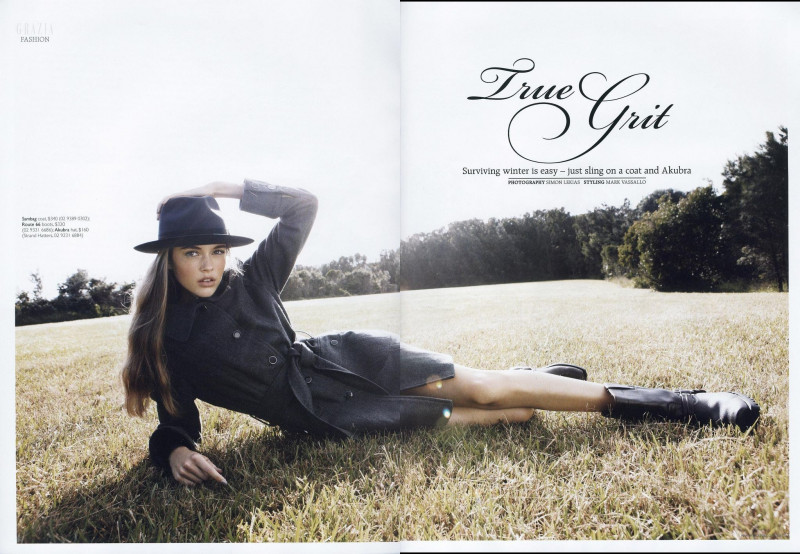 Victoria Lee featured in True Grit, October 2015