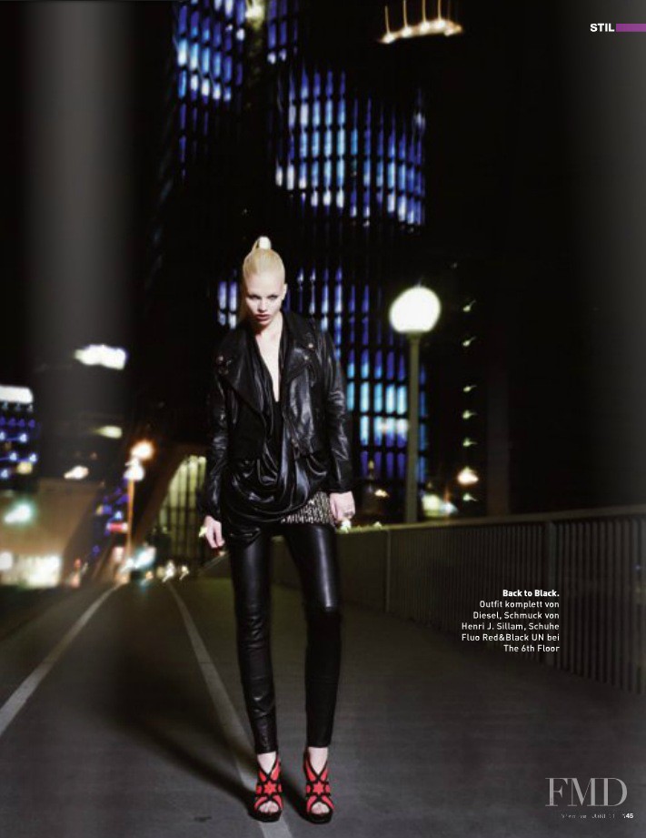 Nadine Leopold featured in Belle De Nuit, June 2011