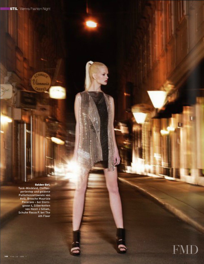 Nadine Leopold featured in Belle De Nuit, June 2011