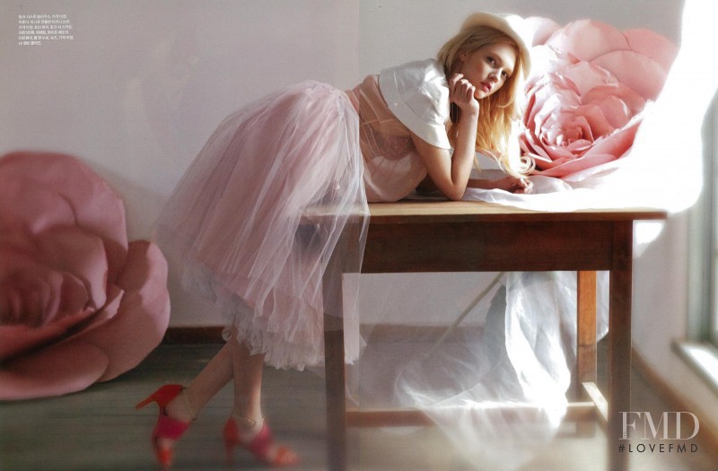 Beatrice Adochitei featured in Little Miss Pink, February 2012