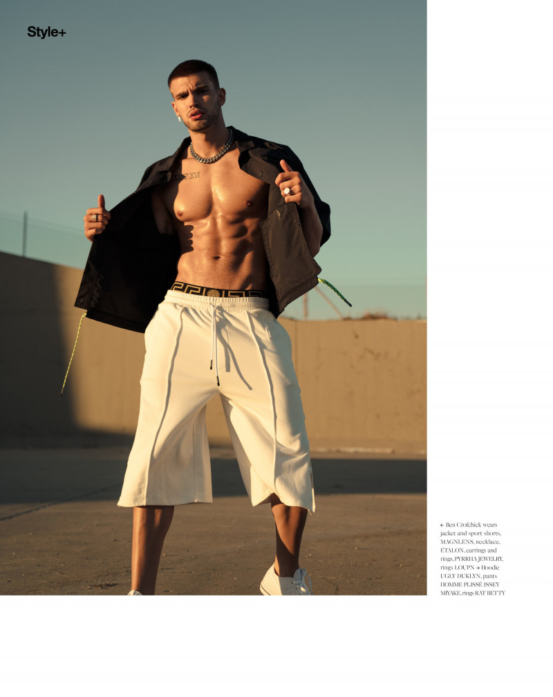 Ben Crofchick featured in L\'Homme Sportif, October 2022