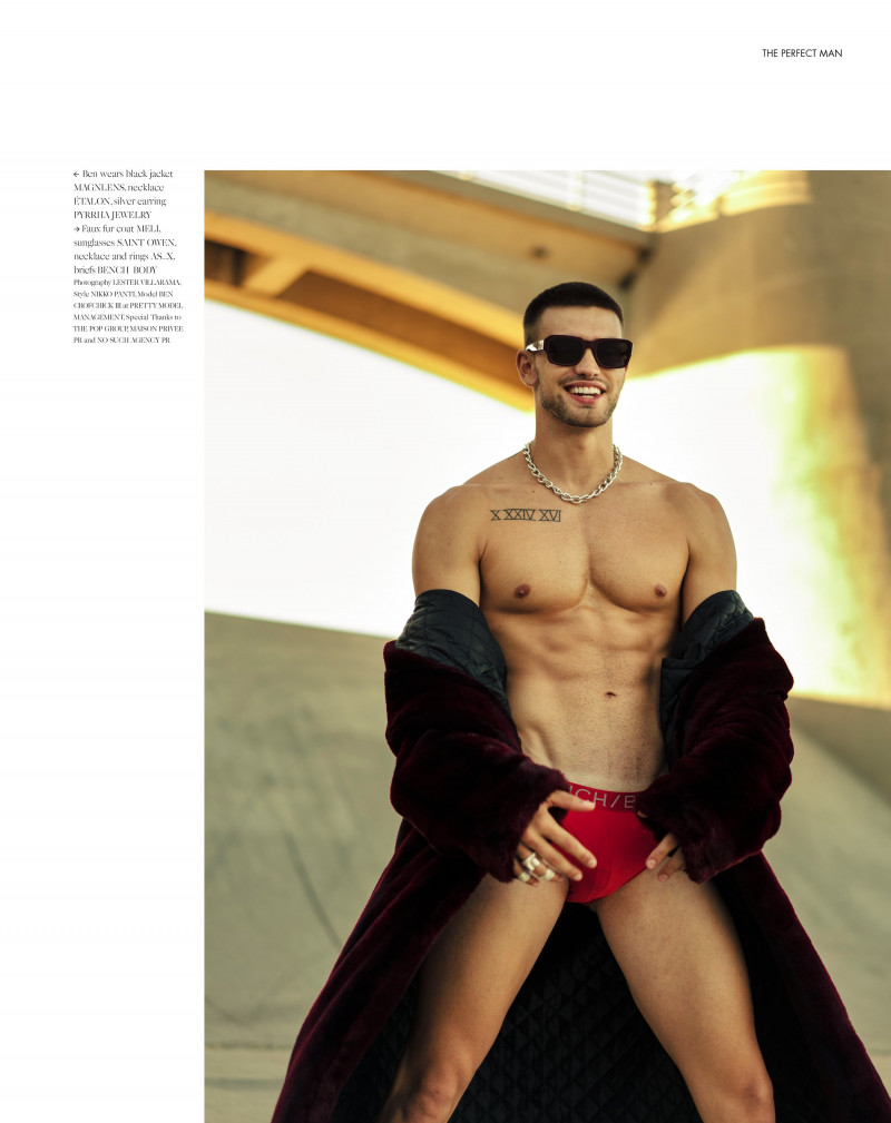 Ben Crofchick featured in L\'Homme Sportif, October 2022