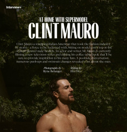 At Home With Supermodel Clint Mauro