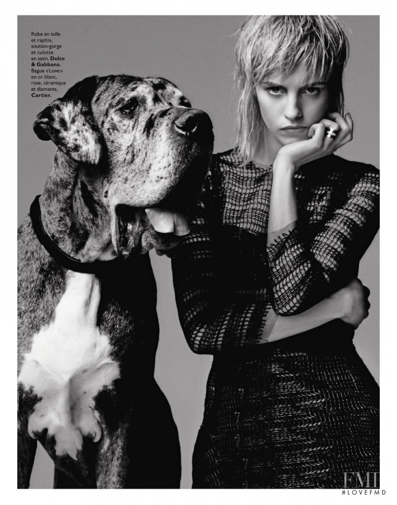 Julia Frauche featured in Totale Eclipse, March 2013