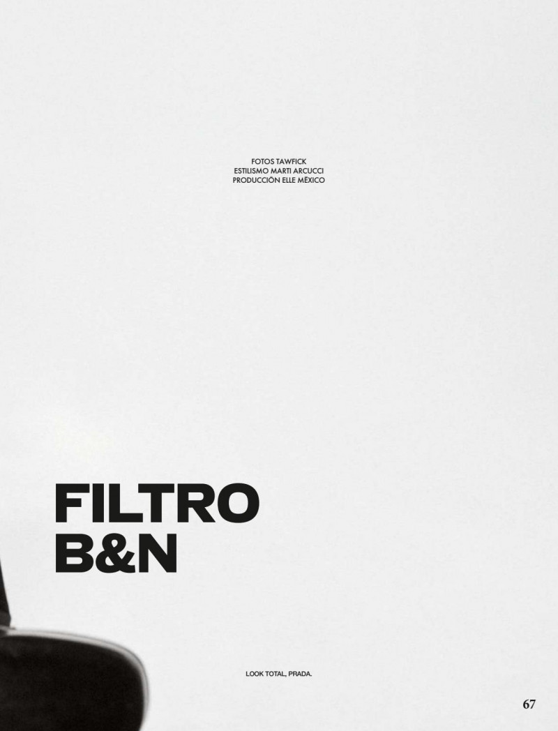 Amaury Valero featured in Filtro B&N, September 2021