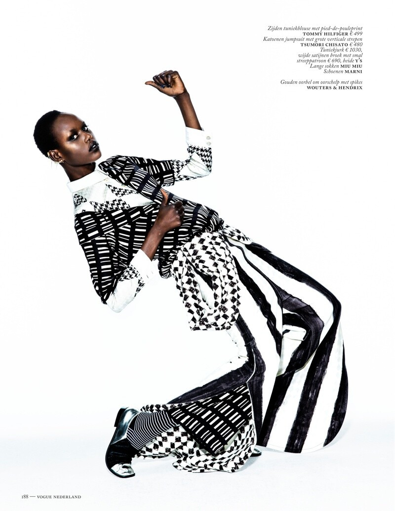 Ajak Deng featured in Pop Smart, September 2013