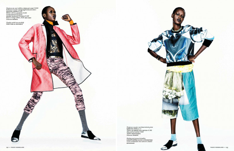 Ajak Deng featured in Pop Smart, September 2013