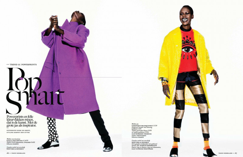 Ajak Deng featured in Pop Smart, September 2013