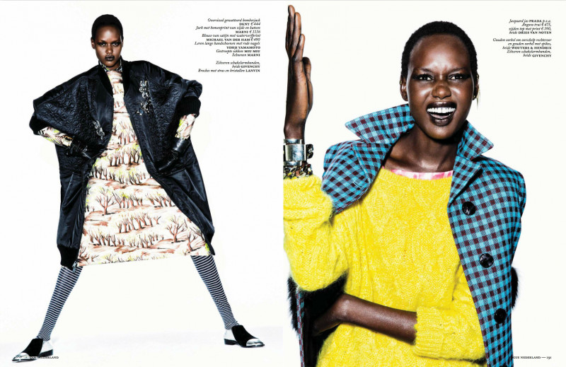 Ajak Deng featured in Pop Smart, September 2013