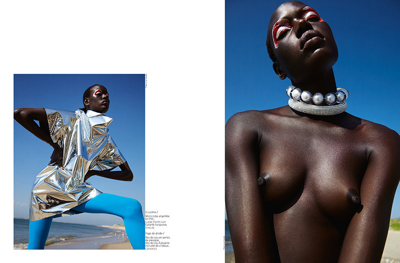 Ajak Deng featured in Sharp, September 2017