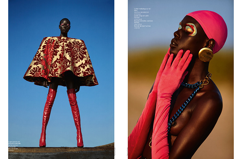 Ajak Deng featured in Sharp, September 2017