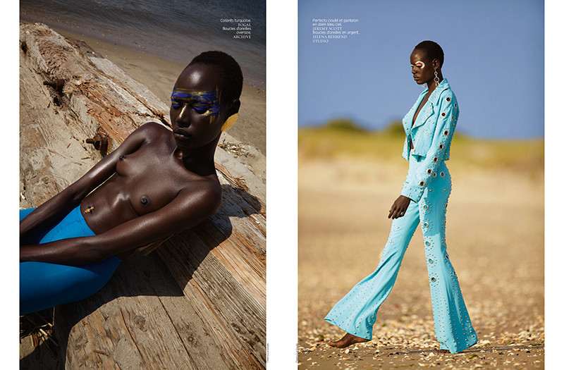 Ajak Deng featured in Sharp, September 2017