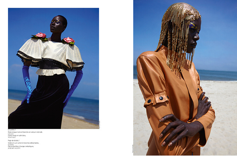 Ajak Deng featured in Sharp, September 2017