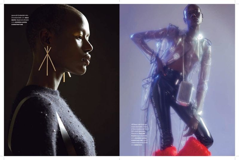 Ajak Deng featured in Black Beauty, August 2018