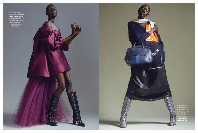 Ajak Deng featured in Black Beauty, August 2018