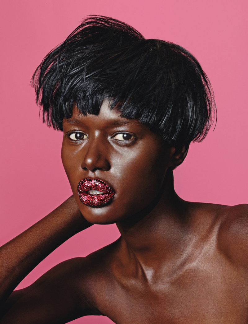 Ajak Deng featured in Pop, November 2014