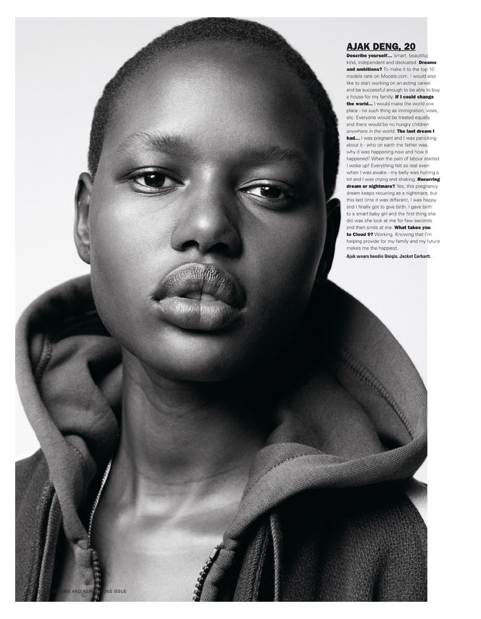 Ajak Deng featured in Ajak Deng, September 2011