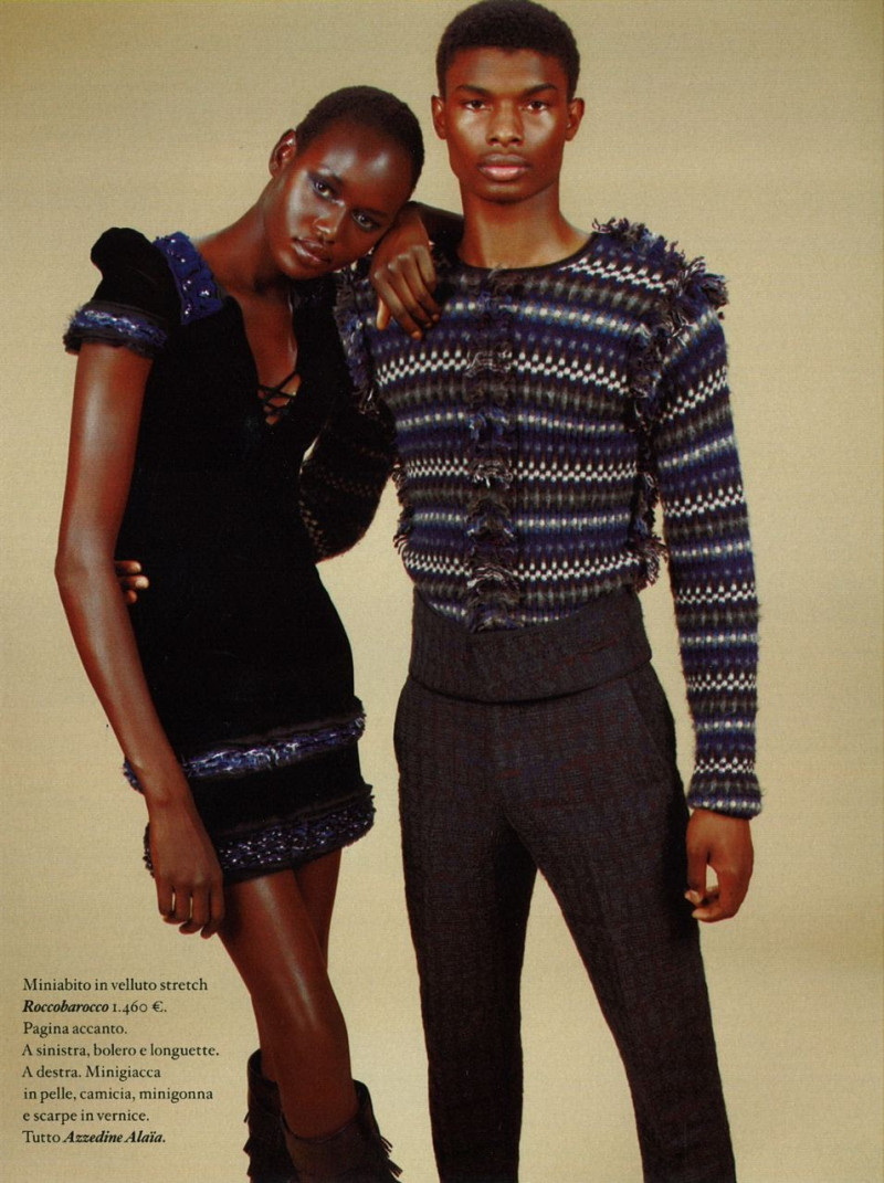 Ajak Deng featured in Style, March 2011