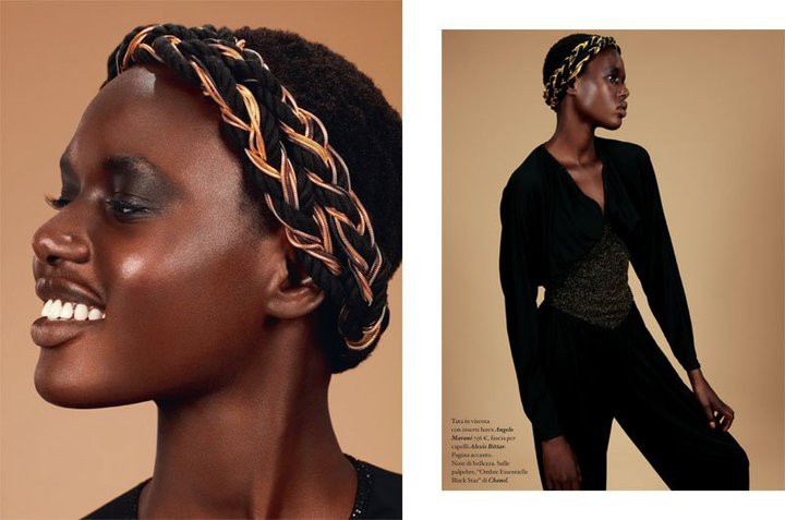 Ajak Deng featured in Style, March 2011