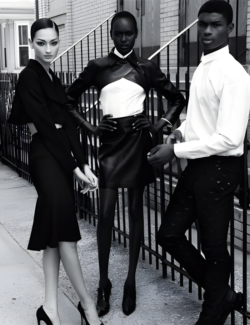 Ajak Deng featured in Style, March 2011