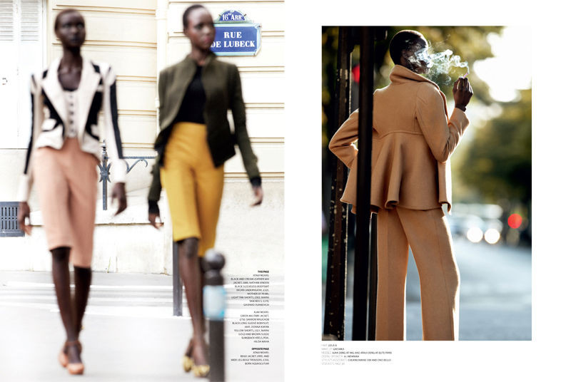 Ajak Deng featured in Le Rendez-Vous, February 2010