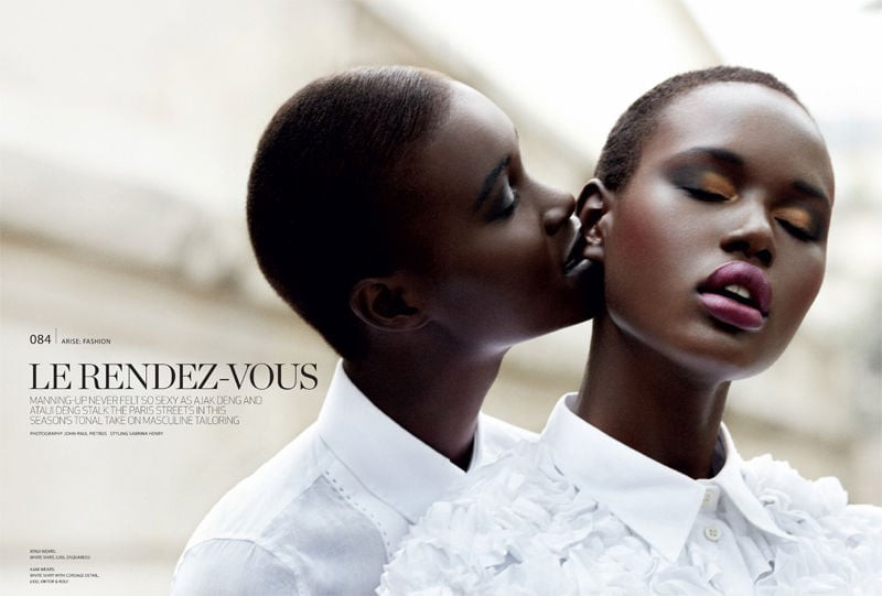 Ajak Deng featured in Le Rendez-Vous, February 2010