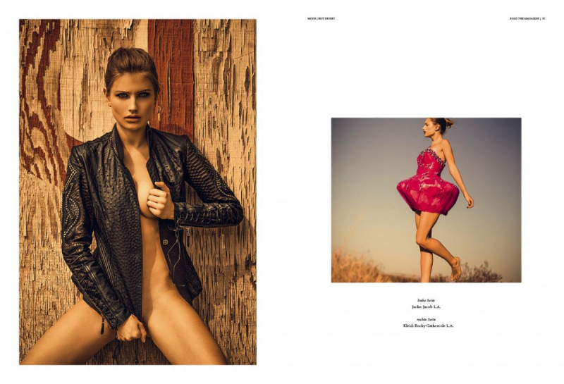 Angeline Suppiger featured in Hot Desert Fashion, December 2016