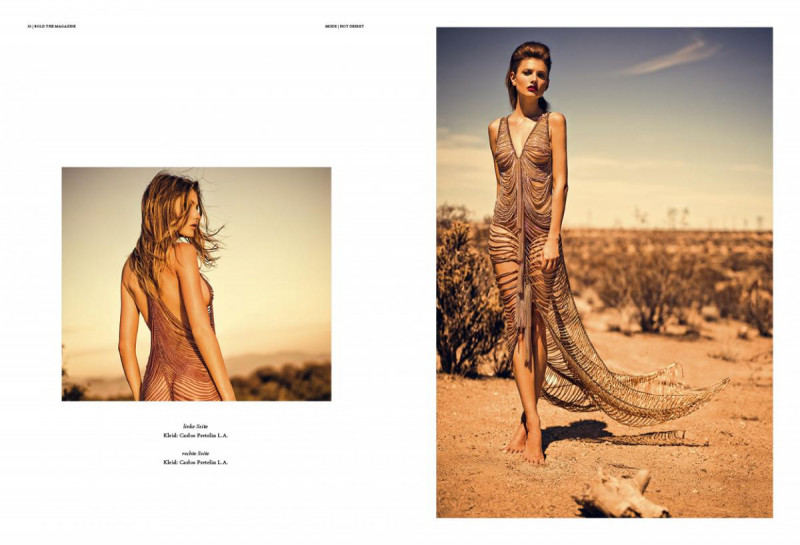Angeline Suppiger featured in Hot Desert Fashion, December 2016