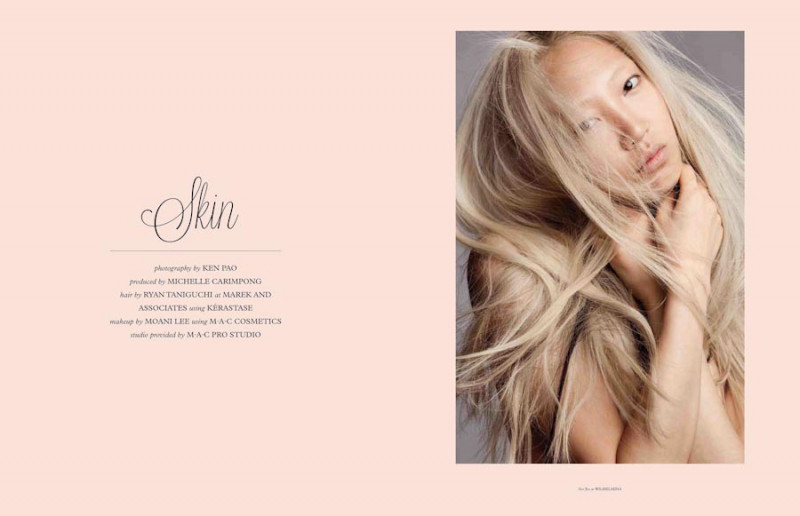 Soo Joo Park featured in Skin, September 2012