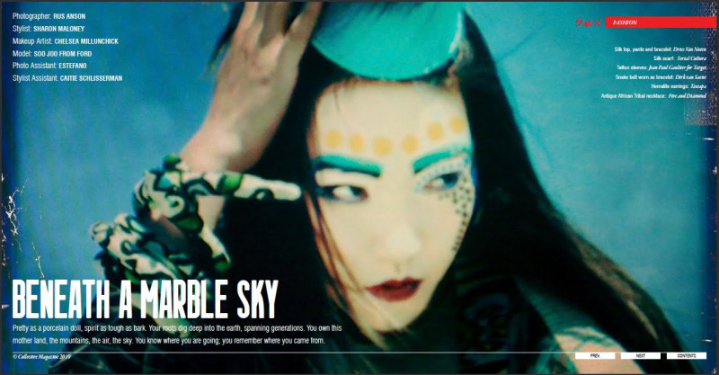 Soo Joo Park featured in Beneath a Marble Sky, October 2009