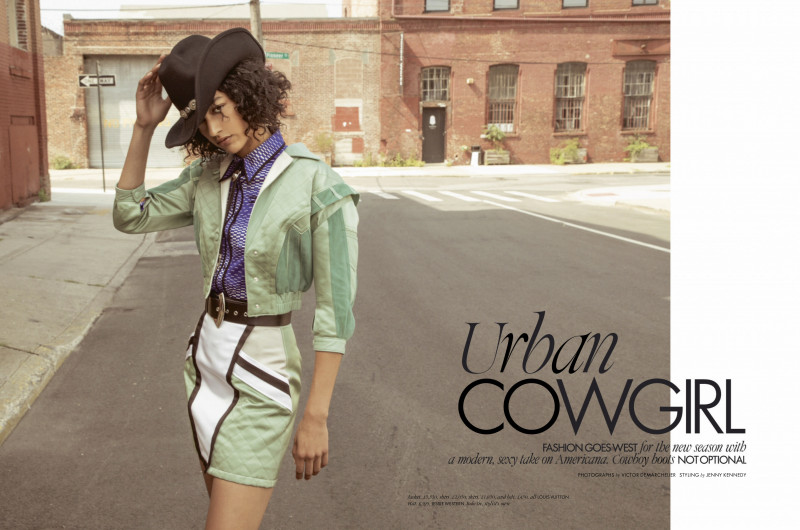 Damaris Goddrie featured in Urban Cowgirl, January 2020