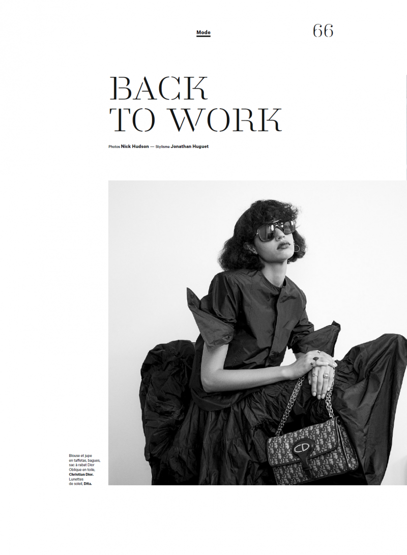 Damaris Goddrie featured in Back To Work, September 2017