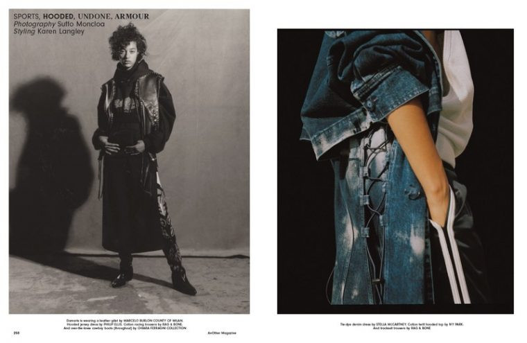 Damaris Goddrie featured in Sports, Hooded, Undone, Armour, September 2016