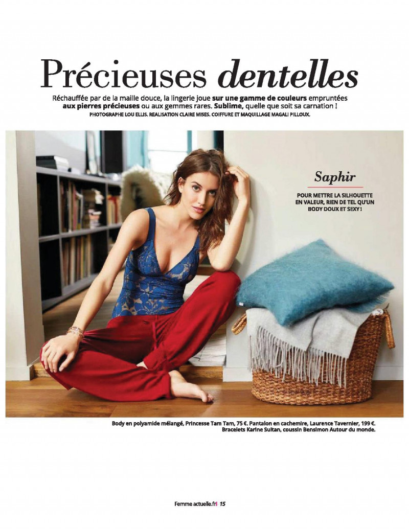 Ana Rotili featured in Precieuses dentelles, February 2017