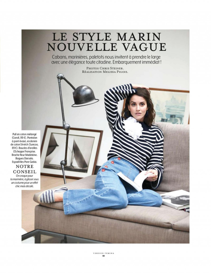 Ana Rotili featured in Le Style Marin Nouvelle Vague, March 2019