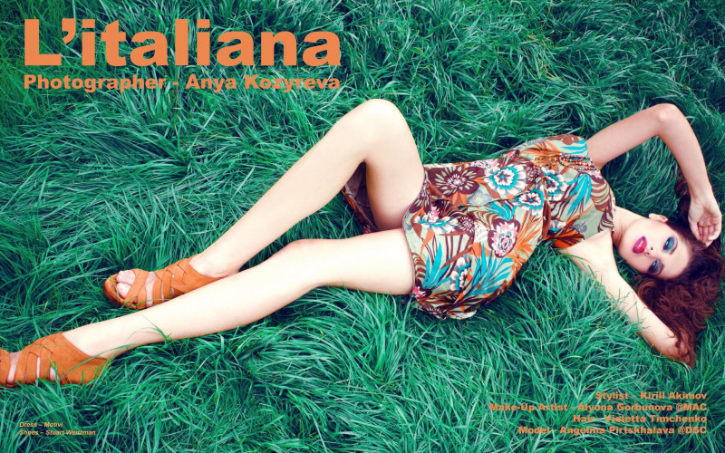 Angelina Pirtskhalava featured in L\'italiana, January 2023