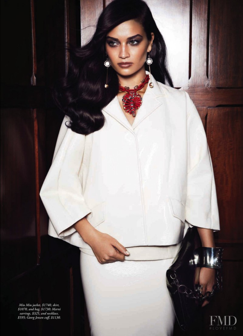 Shanina Shaik featured in Finishing School, March 2013