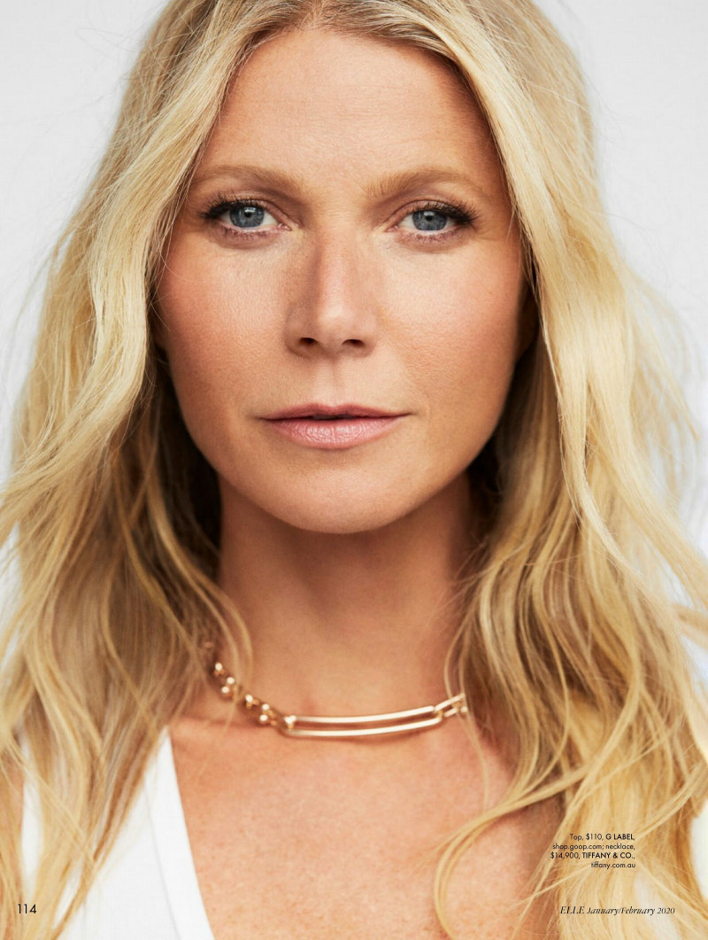 Gwyneth Paltrow featured in Consciously Gwyneth, January 2020