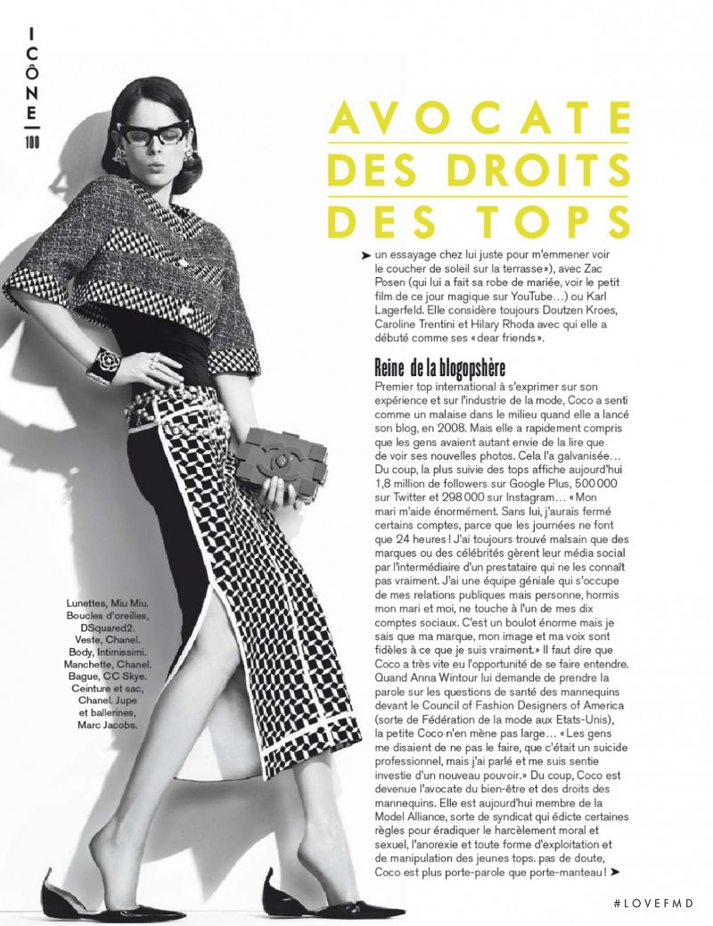 Coco Rocha featured in Drolede Coco, April 2013