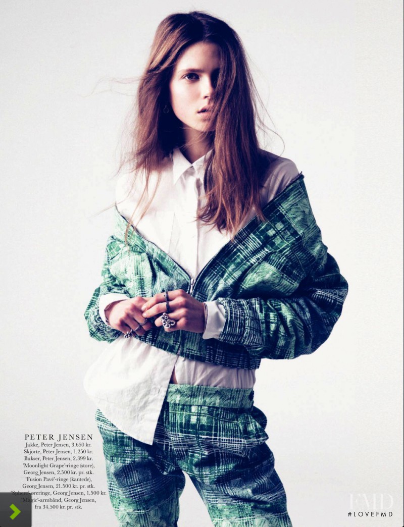 Caroline Brasch Nielsen featured in Great Danes, March 2013