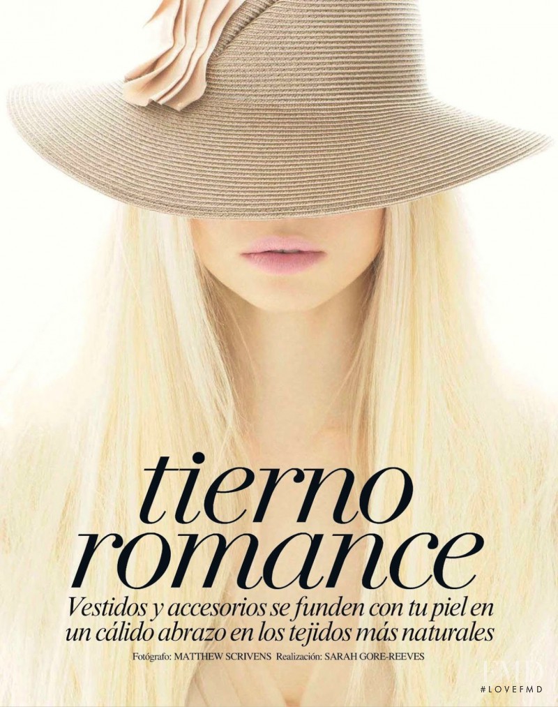 Morgane Warnier featured in Tierno Romance, March 2013